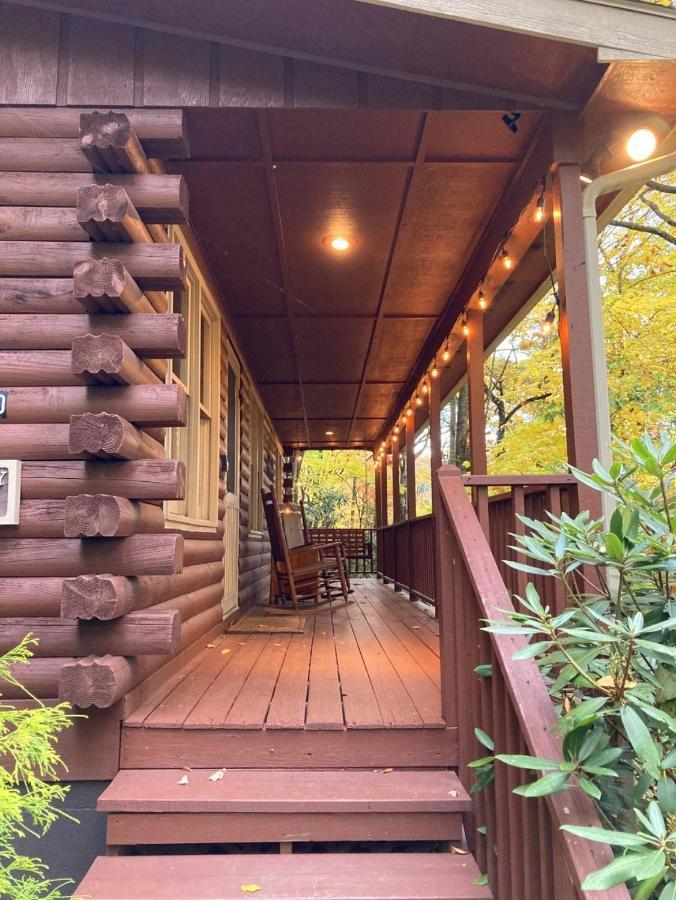 Log Cabin On Peaceful River Blowing Rock Bagian luar foto